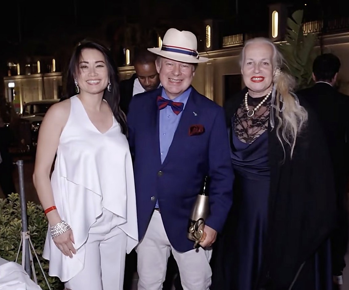 A moment from the Sakura in Cannes night, mingling with guests gathered from around the world